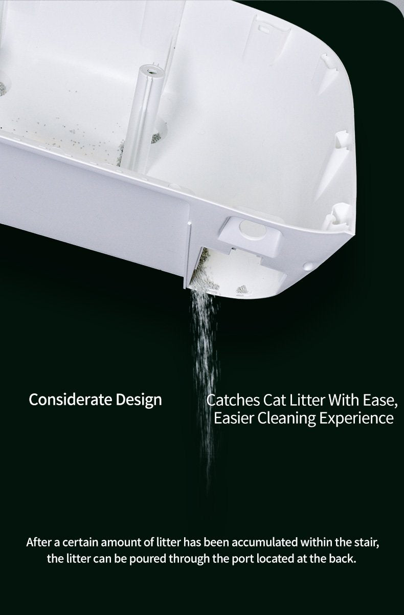 CATLINK Scooper Stairway - White For Luxury Pro & Standard Pro