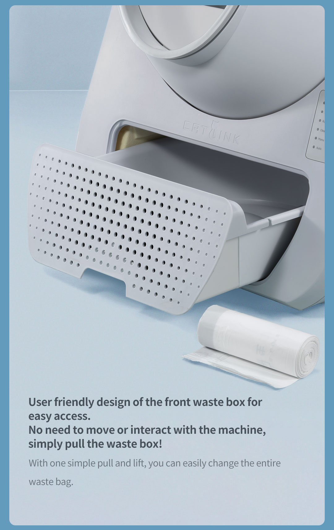 CATLINK SCOOPER Self-Clean Cat Litter Box – Young (Non Wifi) – Grey