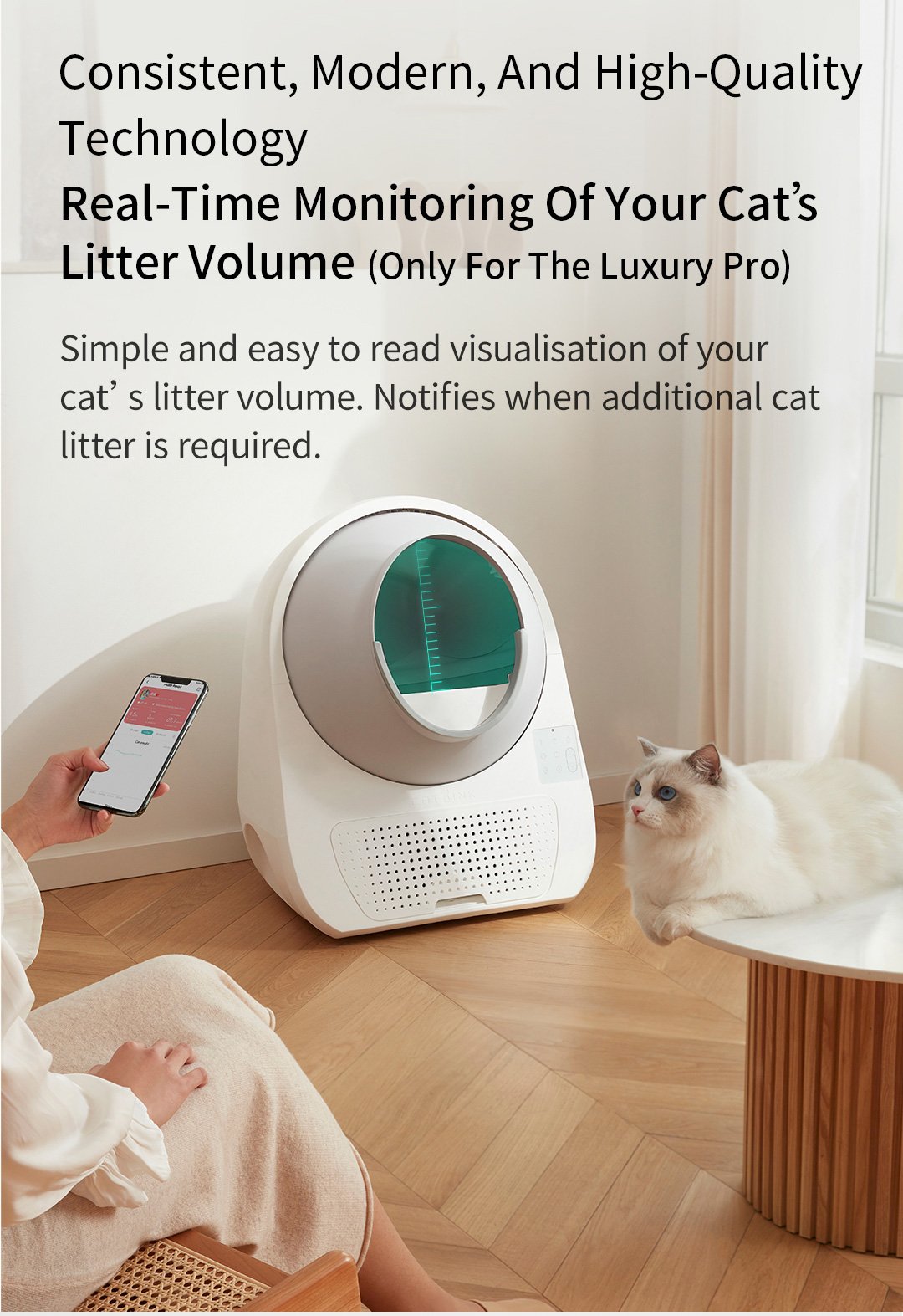 CATLINK SCOOPER Self-Clean Smart Cat Litter Box – Luxury Pro