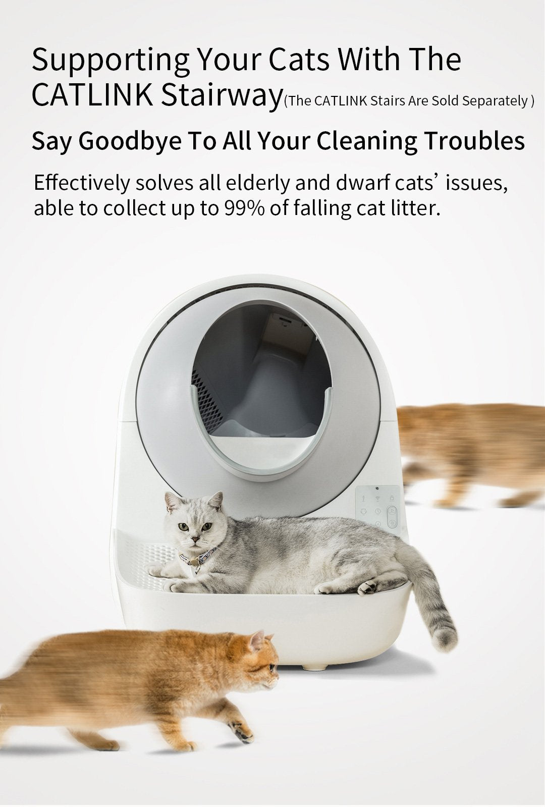 CATLINK SCOOPER Self-Clean Smart Cat Litter Box – Luxury Pro