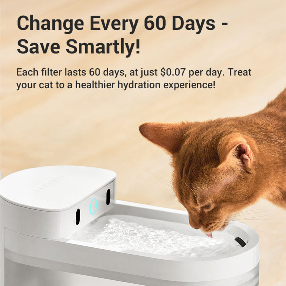Filter 3 Pcs For Pure 3 AI Water Fountain – Wireless
