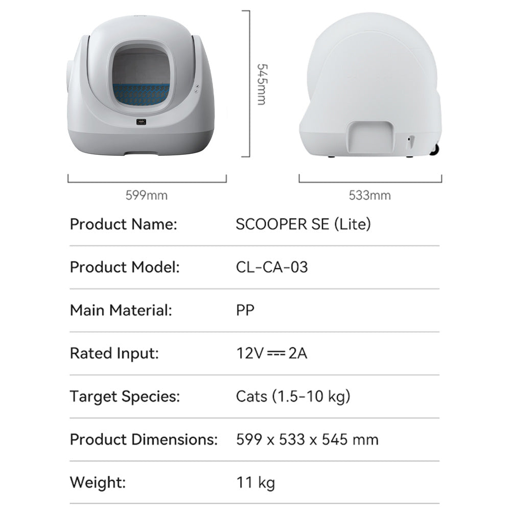 CATLINK Baymax (Lite) Smart Self-Cleaning Cat Litter Box