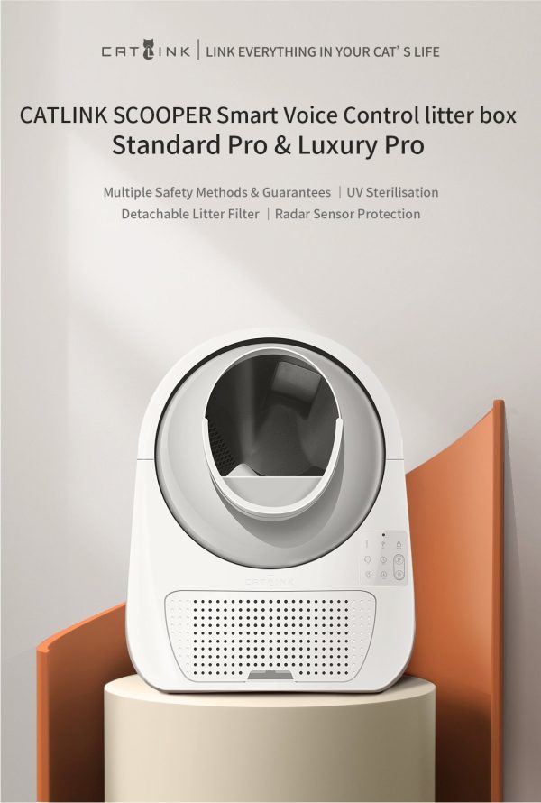 CATLINK SCOOPER Self-Clean Smart Cat Litter Box – Standard Pro