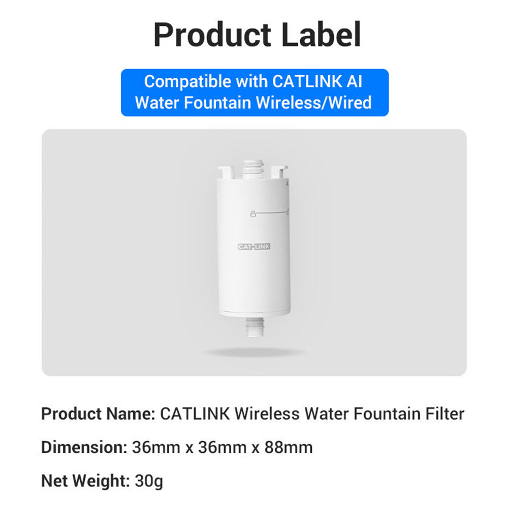 Filter 3 Pcs For Pure 3 AI Water Fountain – Wireless