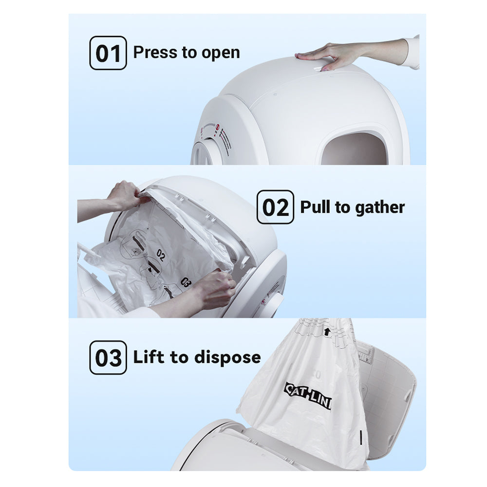 Waste Bag For BAYMAX Cat Litter Box - 2 rolls (40 bags)