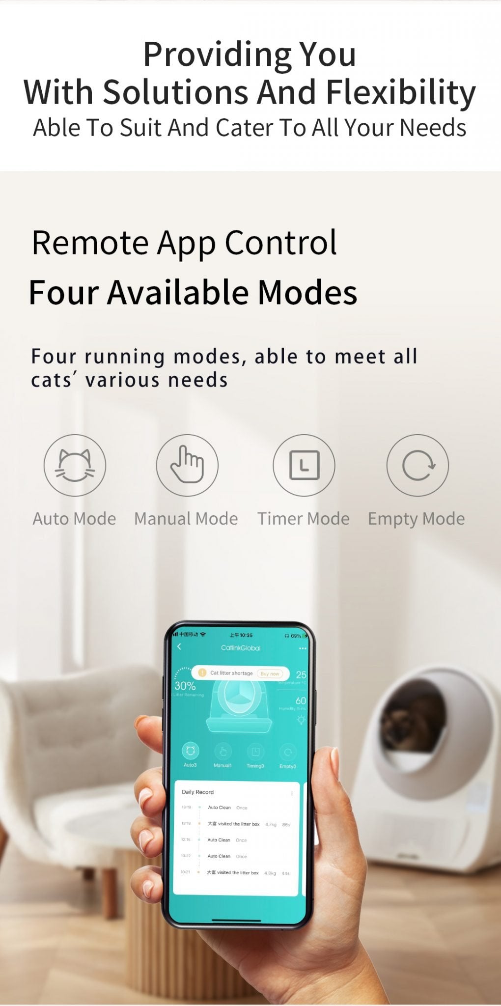 CATLINK SCOOPER Self-Clean Smart Cat Litter Box – Luxury Pro