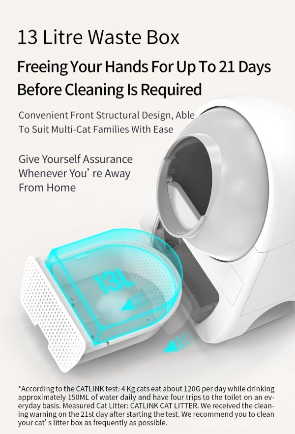 CATLINK SCOOPER Self-Clean Smart Cat Litter Box – Standard Pro