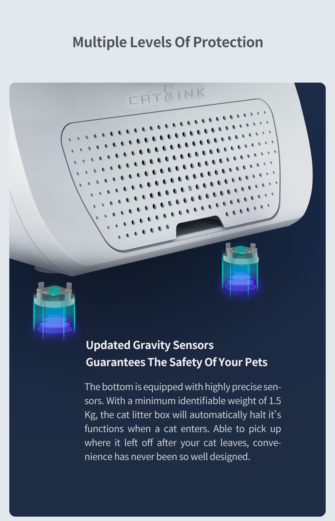 CATLINK SCOOPER Self-Clean Cat Litter Box – Young (Non Wifi) – Grey