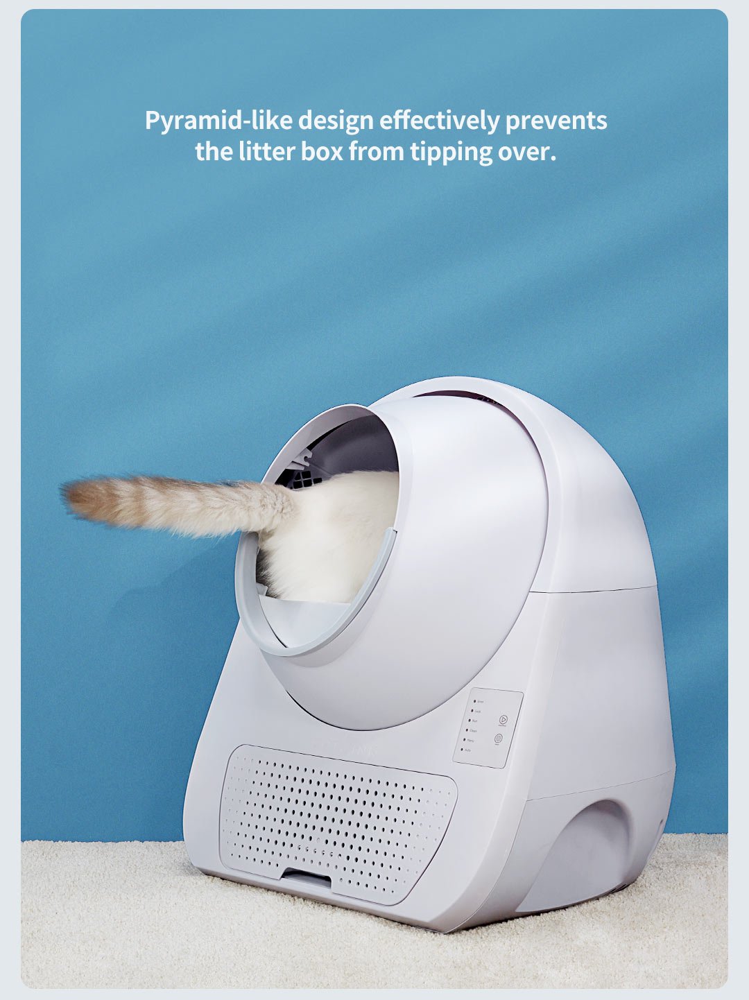 CATLINK SCOOPER Self-Clean Cat Litter Box – Young (Non Wifi) – Grey